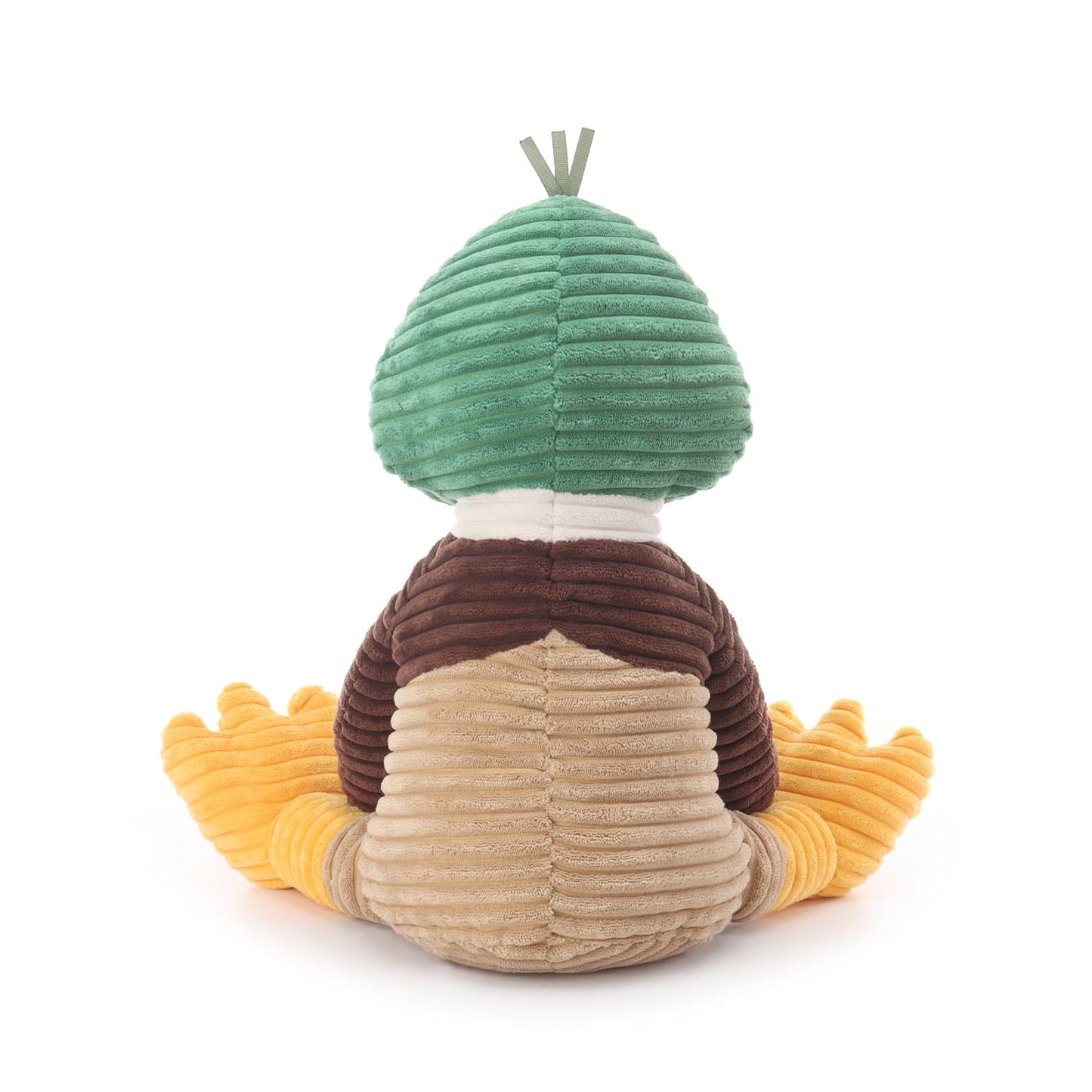 Apricot Lamb Corduroy Mallard Duck Stuffed Animals for Kids, Soft Cute Plush Toys for Baby Girl and Boy, 15.7 Inches