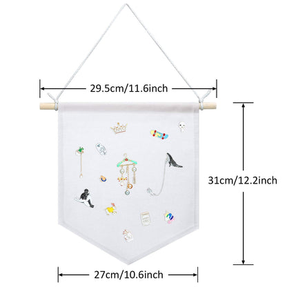 Boao 4 Pcs Boho Room Decor Hanging Decorations Pin Banner Wall Display Banners Elementary Wall Art Banner Welcome to Teacher Gift(Beige,10.6×12.2inches,Classic)