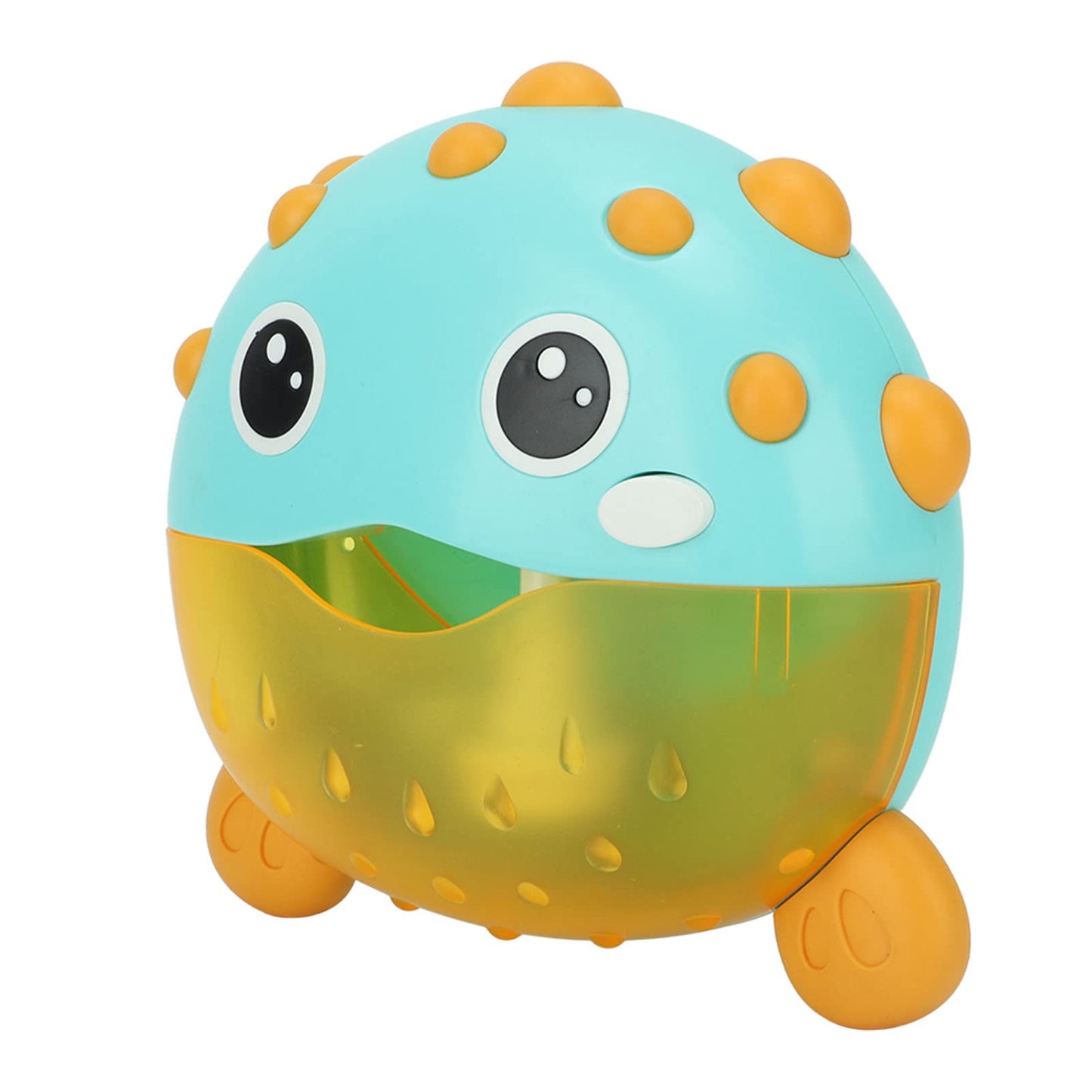 Pilipane Baby Bubble Machine Automatic Cute Music Kids Bubble Maker Toy with Suction Cup for Toddler Bath Time Plastic Electronic Components 19cm