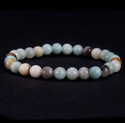 Avicrafts Amazonite Bracelets, Balance, Unisex, Yoga Chakra, Gemstone, Amazonite Jewelry Genuine natural stone, semi precious stone bracelet Gift