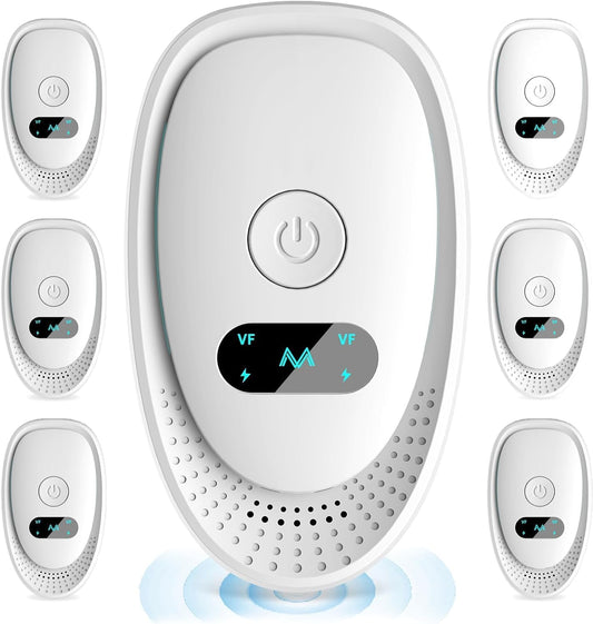 Ultrasonic Pest Repeller 6 Pack – Electronic Pest Repeller Plug in with 3 Modes – Indoor Ultrasonic Rodent & Insect Repellent for Home, Kitchen & Basement – Chemical-Free Pest Control Device