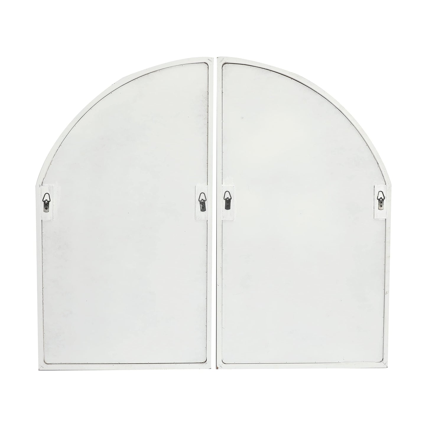 FLORA Farmhouse Mirror, Arch Window Wall Mirror for Kitchen Bedroom Living Room Wall Decor, Set of 2