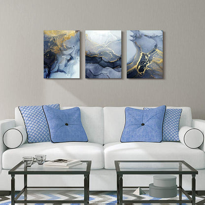 Abstract Wall Decor For Living Room Bedroom Wall Art Paintings Abstract Ink Painting Wall Artworks Hang Pictures For Office Decoration, 20x28inch/Piece, 3 Panels Bathroom Home Decorations Posters