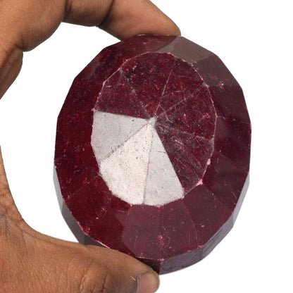 GEMHUB Rare Huge Museum Grade Red Ruby Approximately 1234.00 Ct Collectible Ruby, Natural Certified Red Ruby Gemstone