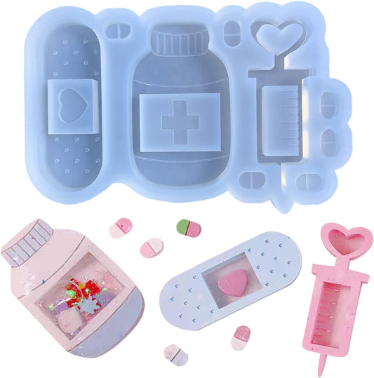 EINCORN Silicone Shaker Mold Quicksand Epoxy Resin Casting Shaker Mould for Crafts