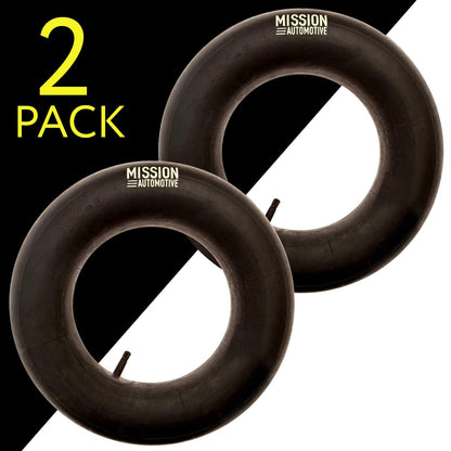 Mission Automotive 4.80/4.00-8 in Tire Inner Tubes for Wheelbarrow Wheels - Fits Trailer Tire Tube - Pack of 2