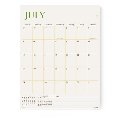 Jotsome Large Wall Calendar 2026-2027, Large Monthly Wall Calendar From Now to Jun 2027 17 x 22 inch in Home and Office for Easy Organizing