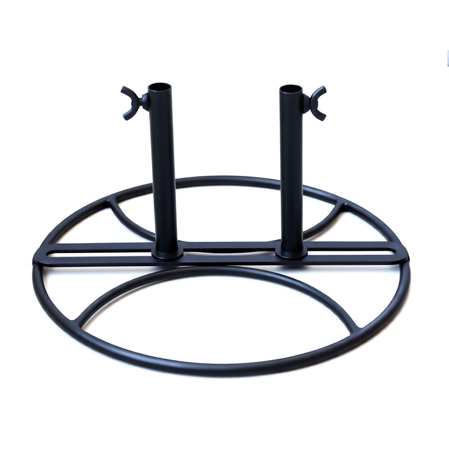 SMQLJXC 2026 Adjustable Width Garden Flag Stand Base - Metal Bracket Base (Adapter)