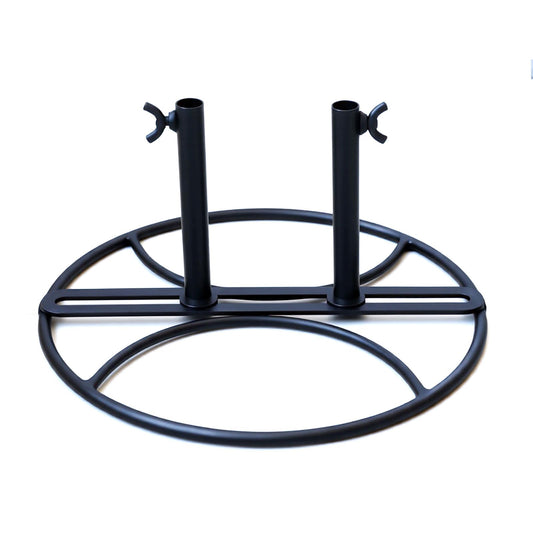 SMQLJXC 2026 Adjustable Width Garden Flag Stand Base - Metal Bracket Base (Adapter)