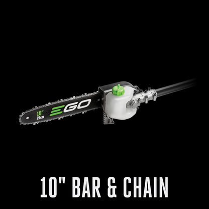 EGO MST1501 Multi Combo Kit: 15-Inch String Trimmer & Power Head with 5.0Ah Battery & Charger Included, Plus Extra (1) PSA1020 10-Inch Carbon Fiber Pole Saw Attachment