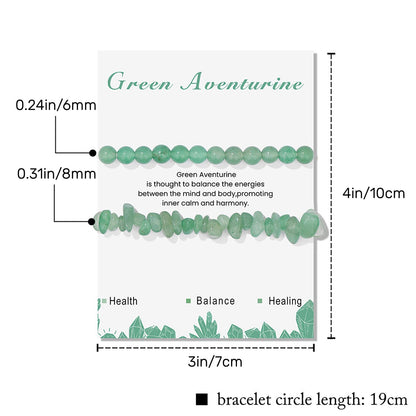 Jade Bracelet for Women 6mm Green Aventurine Bracelet Natural Jade Green Beaded Bracelet Jade Jewelry for Women
