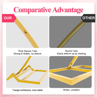 Wokceer Round Backdrop Stand 8FT Gold Wedding Arch Metal Circle Balloon Arch Stand for Birthday Party Wedding Bridal Shower Anniversary Ceremony