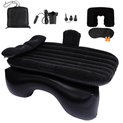Onirii Inflatable Car Air Mattress Back Seat Bed with Air Pump,55" (L) x 35" (W) Portable Thickened Car Travel Camping Sleeping Air Mattress Blow Up Bed for Mid-Size,Full-Size Car SUV