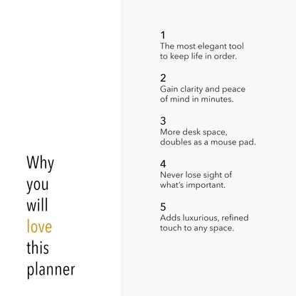Pinesman - Elegant To Do List Notepad with Mouse Pad Feature, 11.22" x 7.87", 50 Tear-Off Sheets, Gold Foiled, Daily Planning, Eco-friendly To Do List Planner, FSC™ Certified To Do List Notebook for Work