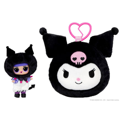 LOL Surprise Loves Hello Kitty and Friends Reversible Plush - Blind Plush with Matching Tot, Sanrio Characters, On-The-Go Play, 5 Surprises, 6 Adorable Styles!