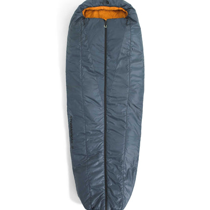 THE NORTH FACE Stormbreak 35F / 1.7C Backpacking Sleeping Bag - Water Repellent, Fully Insulated, Includes Stuff Sack, Granite Grey/Dust Orange, Short