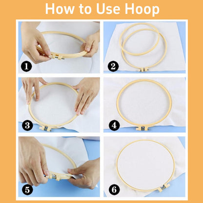 DIY Punch Needle Kits Cute Cartoon Black White Cat Easy for Beginners Punch Needle Yarn Starter Embroidery Set for Craft Lovers with Hoop for Home Decor 20x20cm(1)