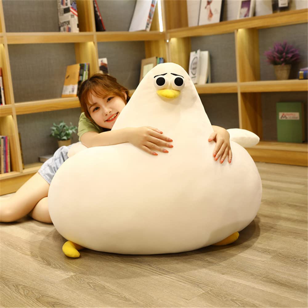 DEYI 26/40cm Simulation Mother Hen Doll, Funny Fat Chicken Plush Toys, Cute Cartoon Chicken Pillow, Creative Gift (40.cm)