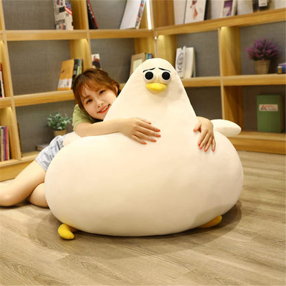 DEYI 26/40cm Simulation Mother Hen Doll, Funny Fat Chicken Plush Toys, Cute Cartoon Chicken Pillow, Creative Gift (40.cm)