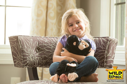 Wild Republic Chimpanzee w/baby plush, Monkey Stuffed Animal, Plush Toy, Gifts for Kids, Hanging 20 Inches