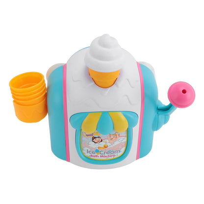 Eacam Bath Bubble Ice Cream Toy Encourage Imaginative Play, Safe Play Environment, Creative Idea Maker, Sturdy Material, Special Holiday Scenes, Insert Your