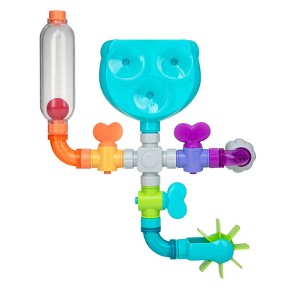 Nuby Wacky Waterworks Pipes Bath Toy - Baby Bathtub Toy with Interactive Features for Cognitive Development