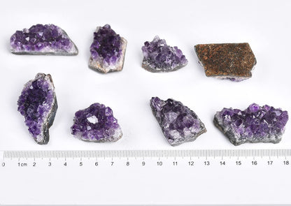 JIC Gem 1.1 LB Amethyst Clusters Natural Raw Amethyst Geode Rock Crystal Healing Stones Witchcraft Gemstone Specimen