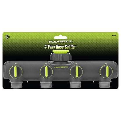 Flexzilla 4-Way Hose Splitter, ZillaGreen™