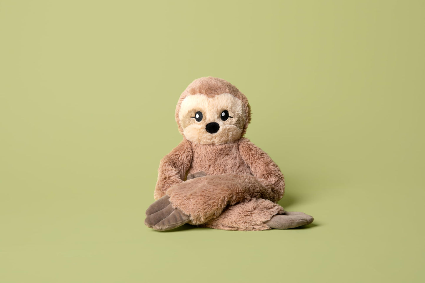 HUGIMALS Hugarounds Sawyer the Sloth 2.5 lb Microwaveable & Freezable Weighted Plush Neck & Shoulder Wrap | Soothing, Comforting Hugs for Self-Care & Relaxation | Unscented for Ages 2+