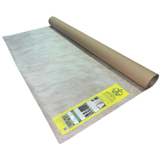 RootThru Weed Barrier, 4FTx50FT, Natural, Eco-Friendly, Non-Toxic, Landscape Fabric, Garden Ground Cover, Agricultural Mulch, Gardening Weed Mat, Geotextile Fabric, Weed Blocker