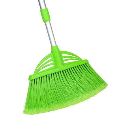 Xifando Three-Section Telescopic Aluminum Alloy Rod Long-Handled Broom