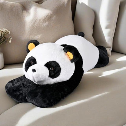 Labauxite Cute Panda Bear Pillow Large Panda Stuffed Animal Plush Toy Soft Hugging Body Pillow for Adults Kids Boys Girls Birthday Gift (47.2 in)