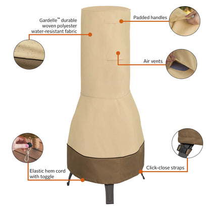 Classic Accessories Veranda Water-Resistant 22 Inch Chiminea Cover, Patio Furniture Covers