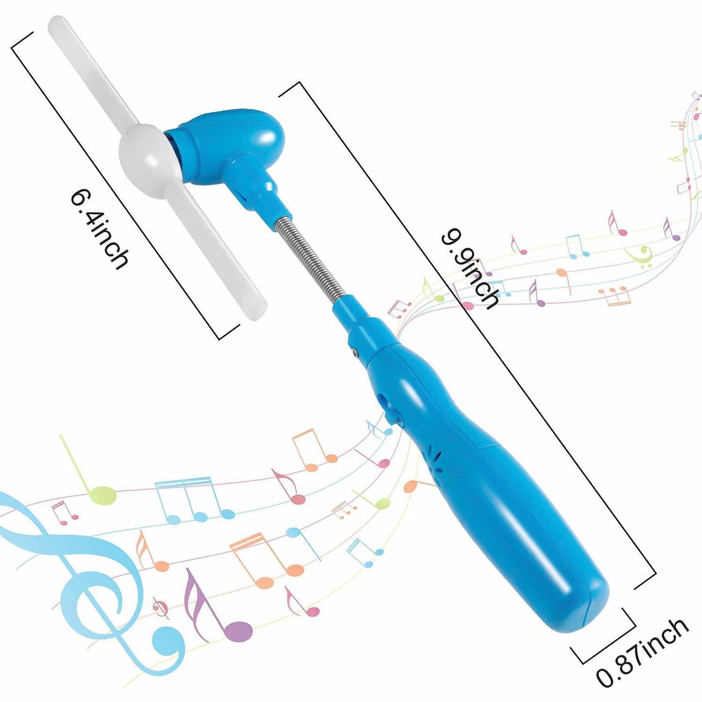 Flashing Light Up Windmill for Kids, 3PCS Spinning LED Music Colorful Windmill, Glow in The Dark Party Supplies, Kids Birthday Party Favors for Teens (Without Dry Battery)