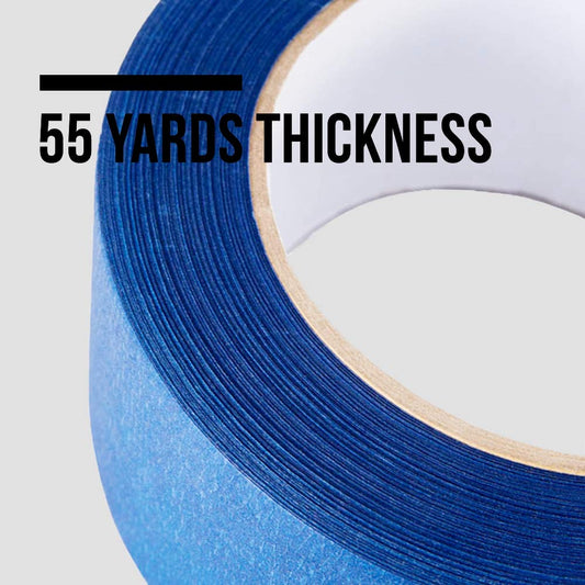 Lichamp 10 Pack Blue Painters Tape 3/4 inch, Blue Masking Tape Bulk Multi Pack, 0.75 inch x 55 Yards x 10 Rolls (550 Total Yards)