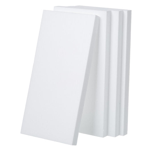 Crafare 4 Pack Craft Foam Blocks 14X7X1in Polystyrene Brick Rectangle for Arts School Projects Sculptures Floral Arrangements Modeling and Centerpieces