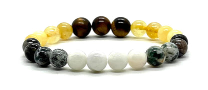AWAKEN YOUR KUNDALINI Gemini Birthstone Bracelet – Multi-Chakra Balance & Zodiac Energy