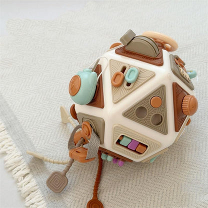 Womiluna 22-in-1 Toddler Busy Board Activity Cube Toys Montessori Toy for 1 2 Years Old Boys Girls Kids Early Education Toys for Baby Travel Sensory Toy 1st Birthday Gifts