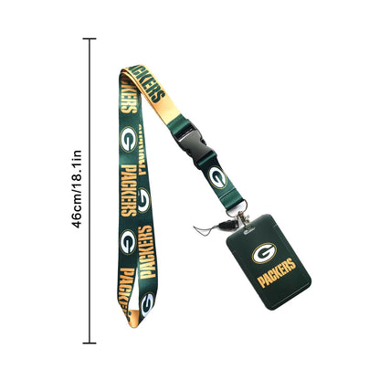 ID Badge Card Holder with Lanyard and Keychain, a Fashionable and Attractive Gift for Fans, Suitable for Doctors, Nurses, Teachers, Students, Children, and More. (BZG)