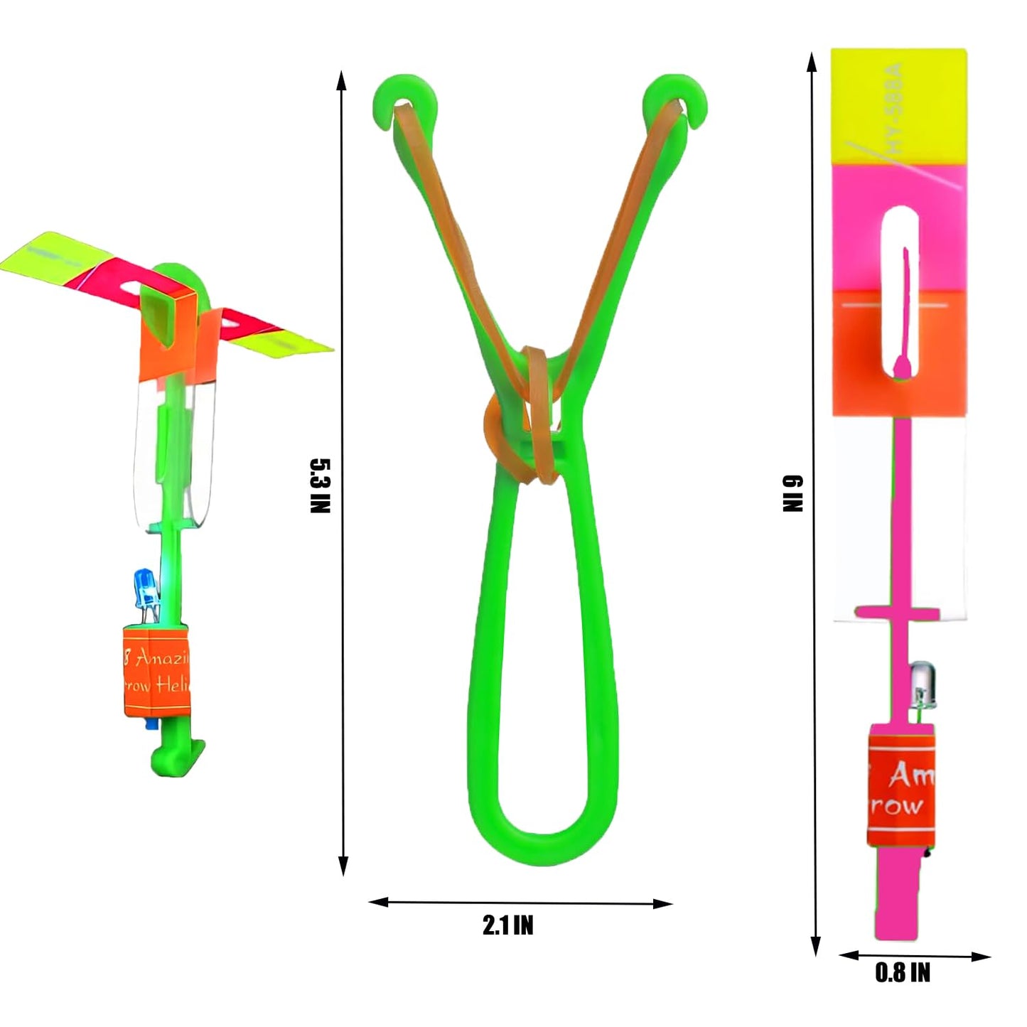 37 Sets Slingshot for Kids,Light Up Flying Toys,Glow In The Dark Party Supplies,Camping Essentials,Beach,Outdoor Games,Outside Toys,Valentines Day Gifts for Classroom,Party Favors for Kids 8-12 4-8