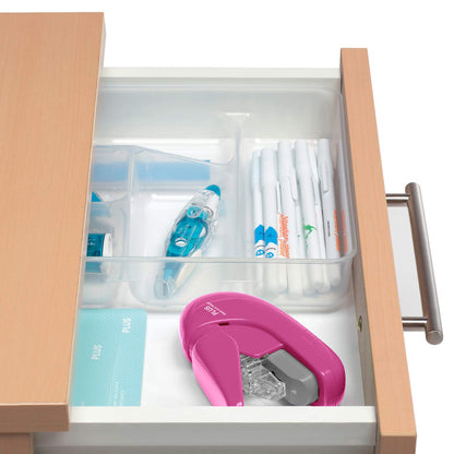 Plus Paper Clinch Staple-Free Stapler, Pink