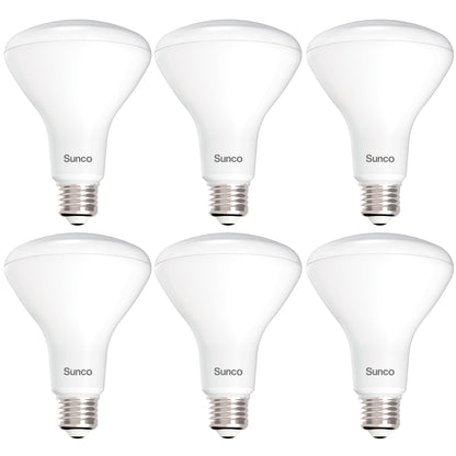 Sunco 6 Pack BR30 Light Bulb LED Recessed Can Light Bulbs, Indoor Flood Light Bulb 850 LM, 11W (65W Equivalent), 3000K Warm White, Dimmable, E26 Base, for Home, Kitchen, Bedroom UL