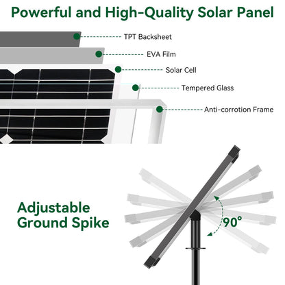 POPOSOAP Solar Water Pump Fountain,20W Solar Fountain Pump 320GPH Solar Powered Water Pump with Adjustable Flow, PVC Tubing and 16.4ft Cord Length for Ponds, Garden, Waterfall, Fish Pond