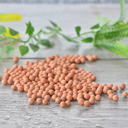 HOT SEAL 6.0 LB Clay Pebbles, 1/8'' Gardening Ceramsites Growing Media for Succulents Orchids, Aquaponics, Aquaculture Hydroponics. Ceramsite Clay Rocks Decor Cultivation, Leca for Plants