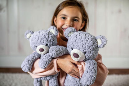 Mary Meyer Teddy Bear - Putty Collection Super Soft Stuffed Animal Plush Classic Toy Plushie, 17" Medium, Shadow Grey