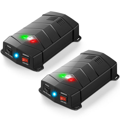 Rodent Repellent for Car Engines, Pest Mouse Bat Squirrel Repellent, Variable Frequency Ultrasonic&LED Strobe Lights, Keep Mice Away from Vehicle Indoor Outdoor Room(2-Pack)