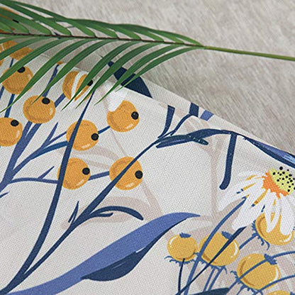 Artdix Roman Shades for Windows, Floral Blackout Cordless Roman Shades for Farmhouse, Doors, Kitchen Windows, Easy to Install