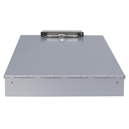 Saunders Metal Clipboard with Storage - Letter Size Heavy Duty Contractor Grade Clipboard - Dual Storage Form Holder with Low Profile Clip Made in USA
