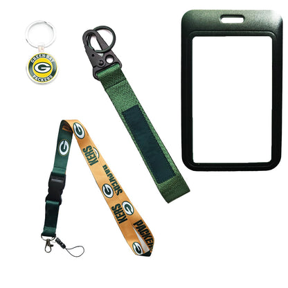 ID Badge Card Holder with Lanyard and Keychain, a Fashionable and Attractive Gift for Fans, Suitable for Doctors, Nurses, Teachers, Students, Children, and More. (BZG)
