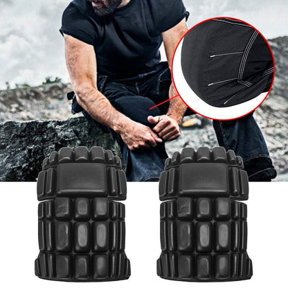 Denpetec Professional Knee Pads,1 Pairs Knee Pad Inserts for Work Pants,Cargo Pants Knee Pads,Gardening Knee Pads(Black)